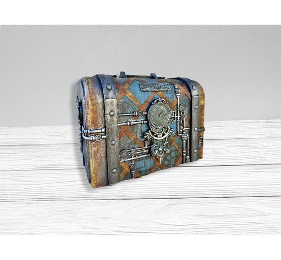 Silikonowa forma A5 "Gardens of Time", Clock and Flowers