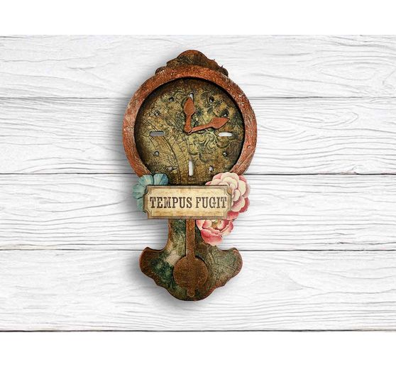 Motyw papieru ryżowego backgrounds "Ogrody czasu", zestaw 8 sztuk