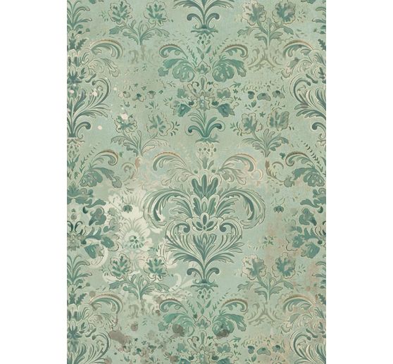 Motyw papieru ryżowego backgrounds "Ogrody czasu", zestaw 8 sztuk