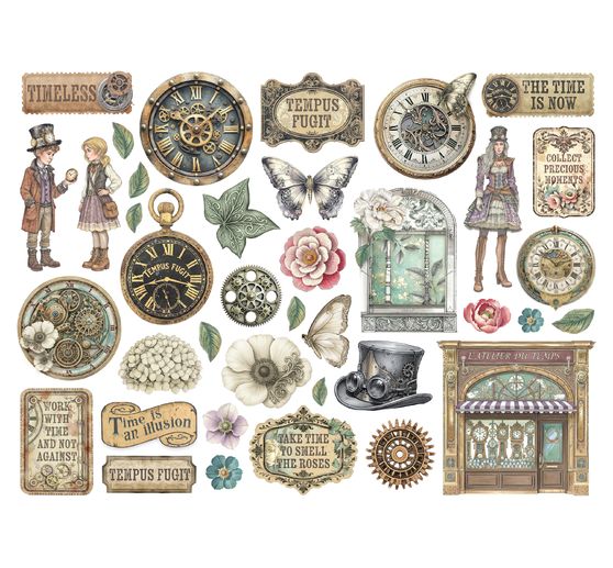 Motywy do wycinania "Gardens of Time"