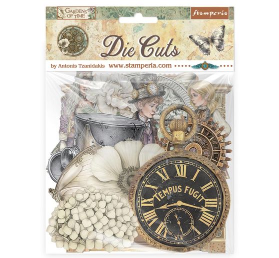 Motywy do wycinania "Gardens of Time"