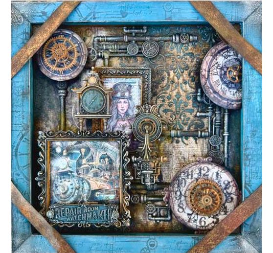 Blok do scrapbooking "Gardens of Time"