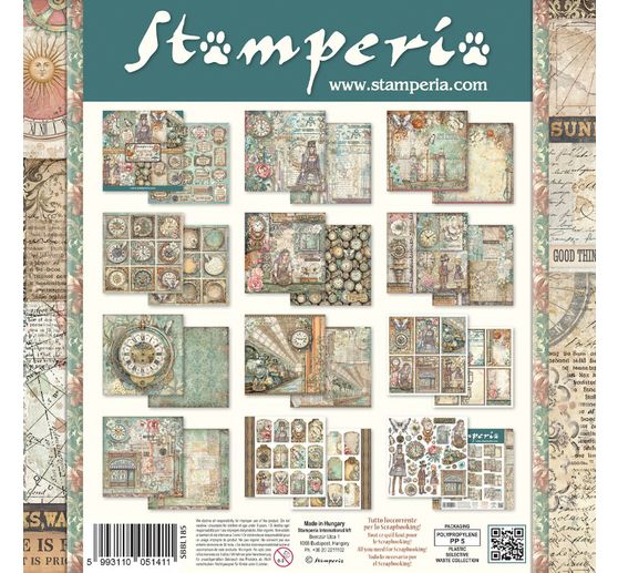 Blok do scrapbooking "Gardens of Time"