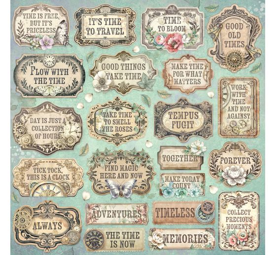 Blok do scrapbooking "Gardens of Time"