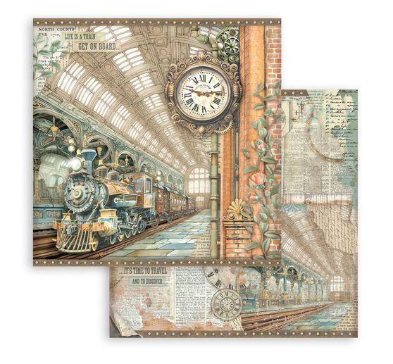 Blok do scrapbooking "Gardens of Time"