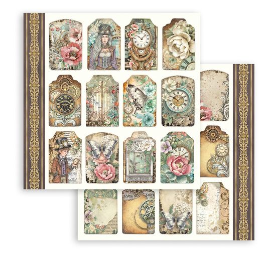 Blok do scrapbooking "Gardens of Time"