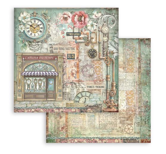 Blok do scrapbooking "Gardens of Time"