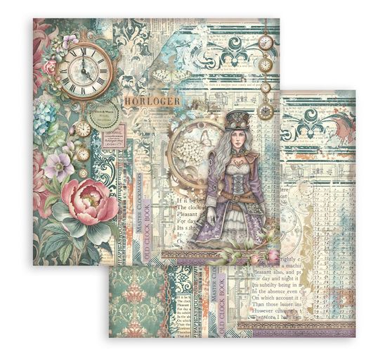 Blok do scrapbooking "Gardens of Time"