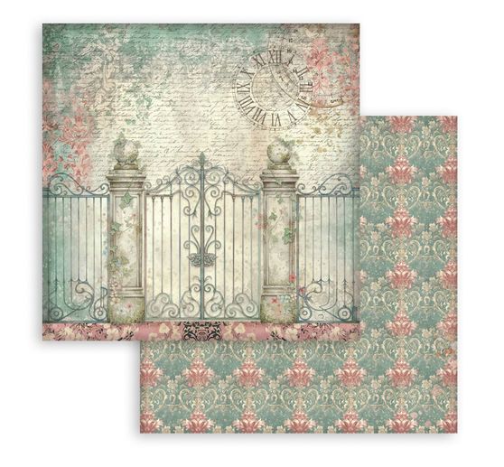 Blok do scrapbooking "Gardens of Time Backgrounds"