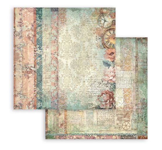 Blok do scrapbooking "Gardens of Time Backgrounds"