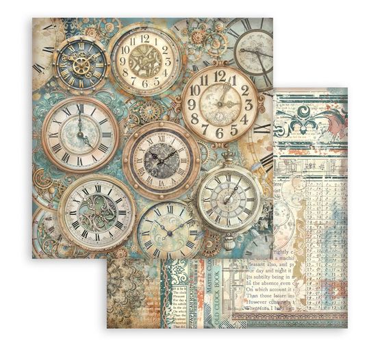 Blok do scrapbooking "Gardens of Time Backgrounds"