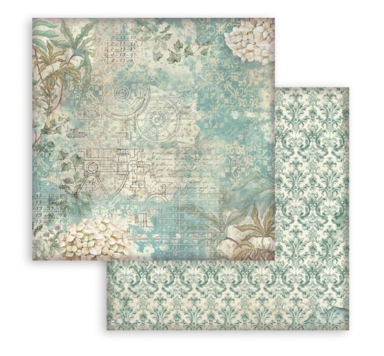 Blok do scrapbooking "Gardens of Time Backgrounds"