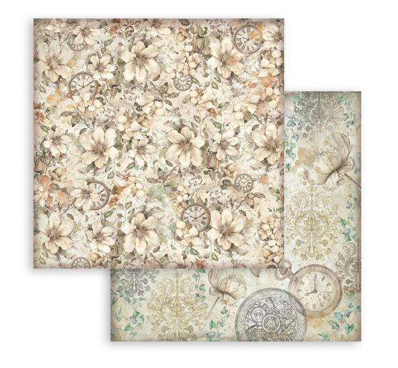 Blok do scrapbooking "Gardens of Time Backgrounds"