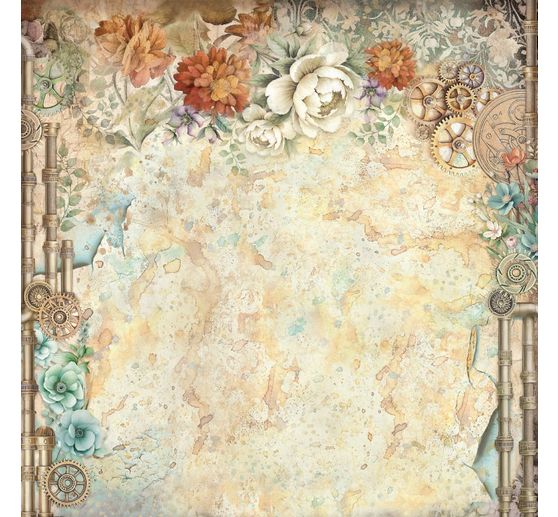 Blok do scrapbooking "Gardens of Time Backgrounds"