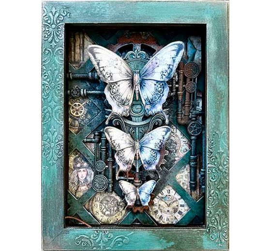 Silikonowa forma A5 "Gardens of Time", Clocks and Tubes