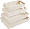 VBS Wooden tray set with handles