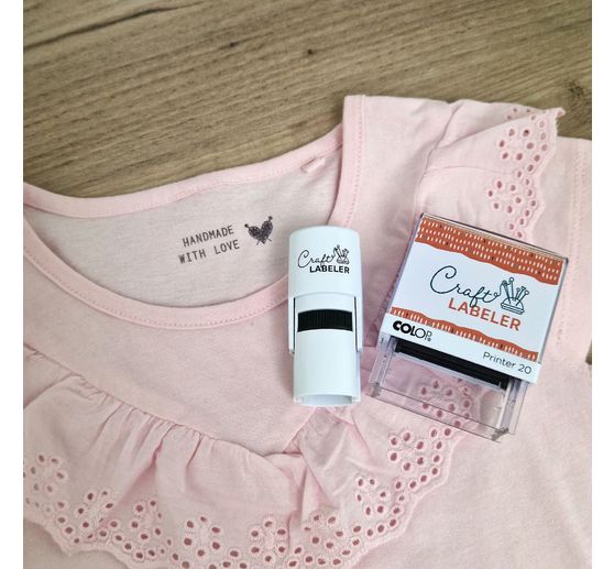 COLOP Craft Labeler stempel tekstylny "Handmade"