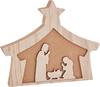 VBS Wooden nativity scene with recess