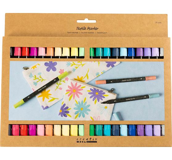 Fabric painting pens "Additional colours"