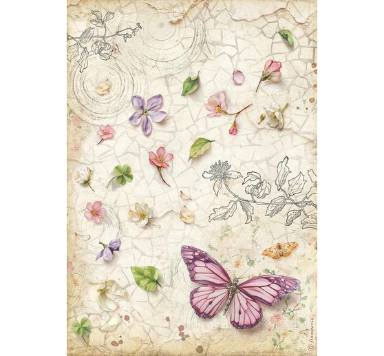 Motif straw silk assortment "All Around", DIN A4, set of 6