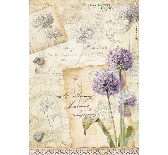 Motif straw silk assortment "All Around", DIN A4, set of 6