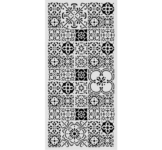 Stencil "All Around - Tile", 12 x 25 cm