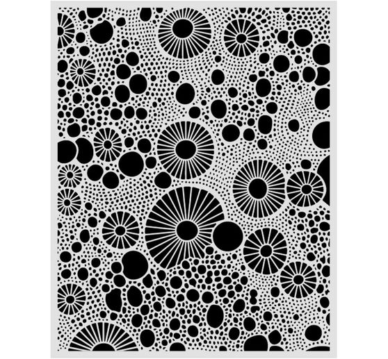 Szablon "All Around - Rings", 20 x 25 cm