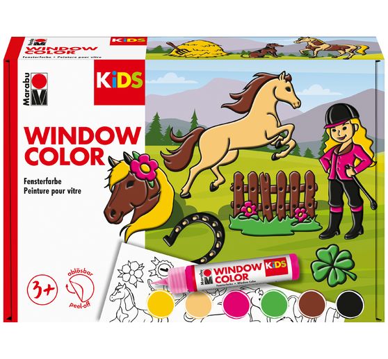 KiDS Window Color "Pony Farm", 6 x 25 ml