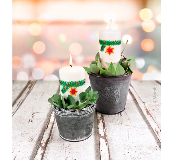 Marabu Zestaw Candle Pen "Christmas Spirits", 10 x 25 ml
