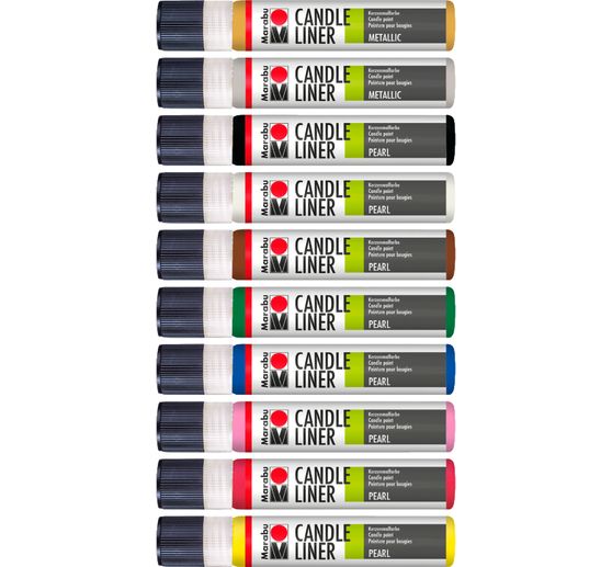 Marabu Zestaw Candle Pen "Christmas Spirits", 10 x 25 ml