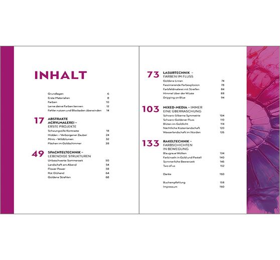 Książka "Abstrakte Acrylbilder - Schicht f&uuml;r Schicht"