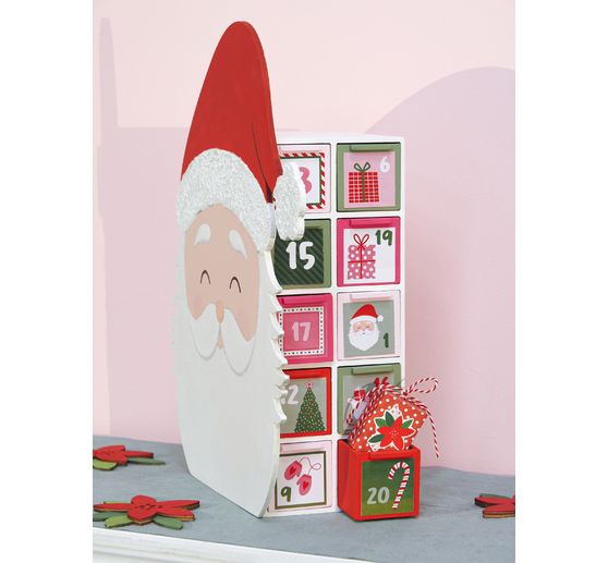 Sticker advent numbers "Santa Baby"