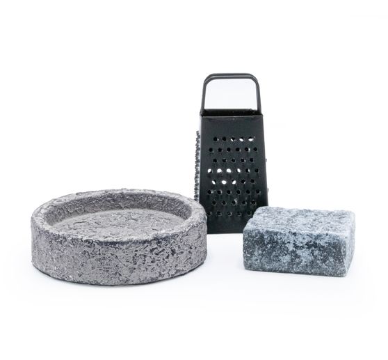 Mini grater for scented wax cubes