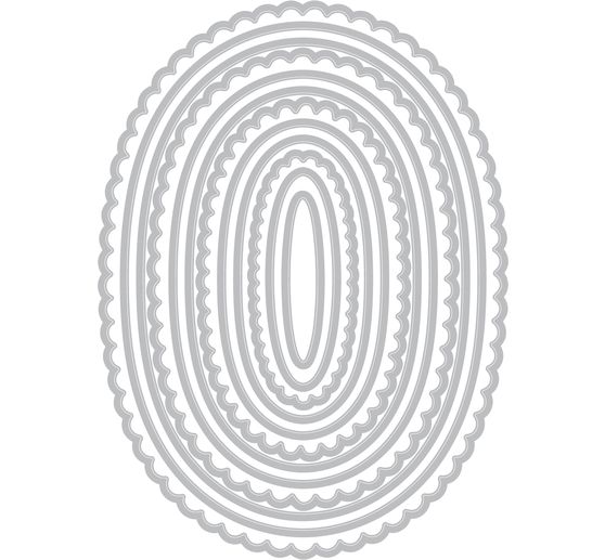 Sizzix Framelits Wykrojnik do papieru "Fancy Ovals"