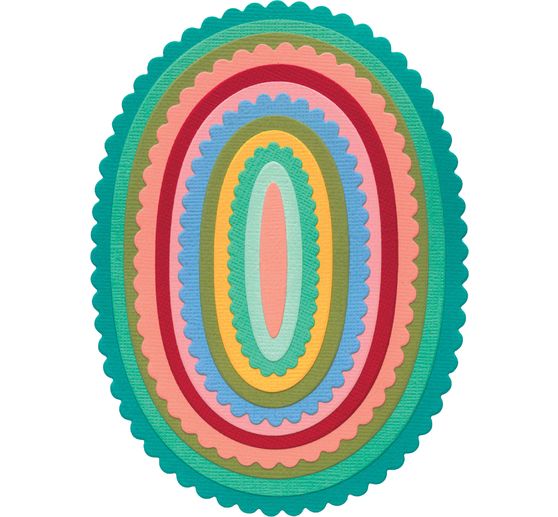 Sizzix Framelits Wykrojnik do papieru "Fancy Ovals"