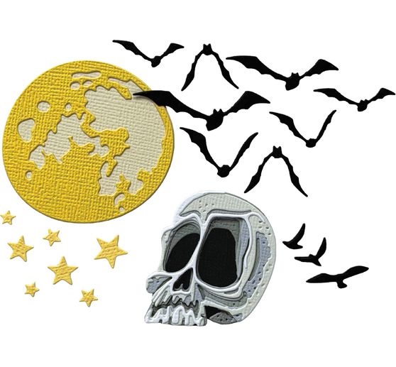 Sizzix Thinlits Wykrojnik do papieru "Moonlight Scare by Tim Holtz"