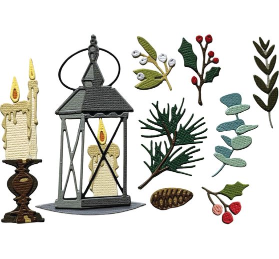 Sizzix Thinlits Wykrojnik do papieru "Winter Candlelight by Tim Holtz"
