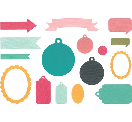 Sizzix Framelits Wykrojnik do papieru "Banners, Tags & Labels"