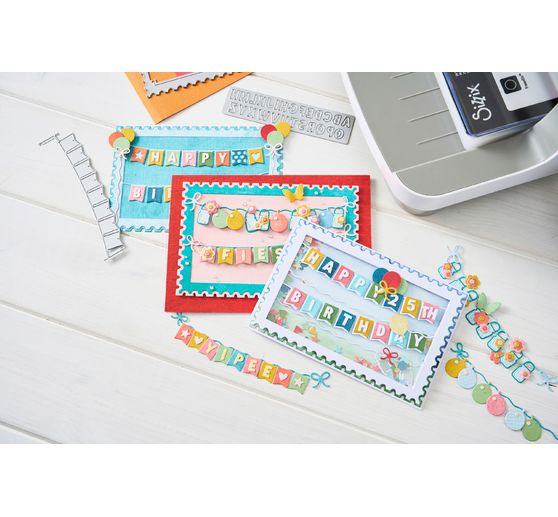 Sizzix Thinlits Wykrojnik do papieru "All about Banners"