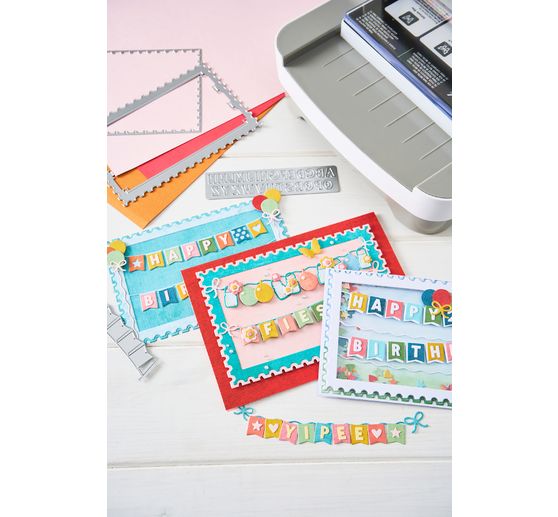 Sizzix Thinlits Wykrojnik do papieru "All about Banners"