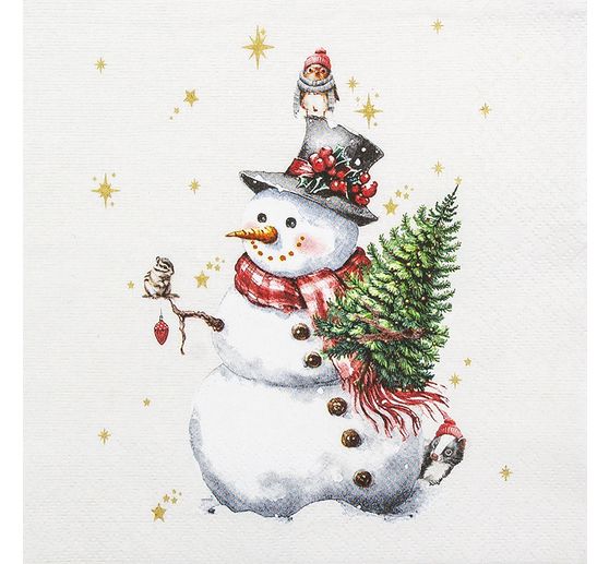 Serwetka "Cute Snowman"