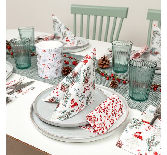 Napkin "Winter Botanicals"