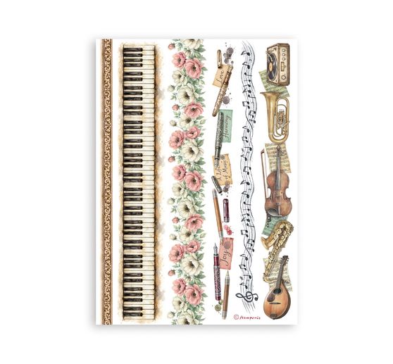 Washi Pad Stamperia "Symphony"