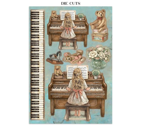 A5 Junk Journal Focus Points Stamperia "Symphony"