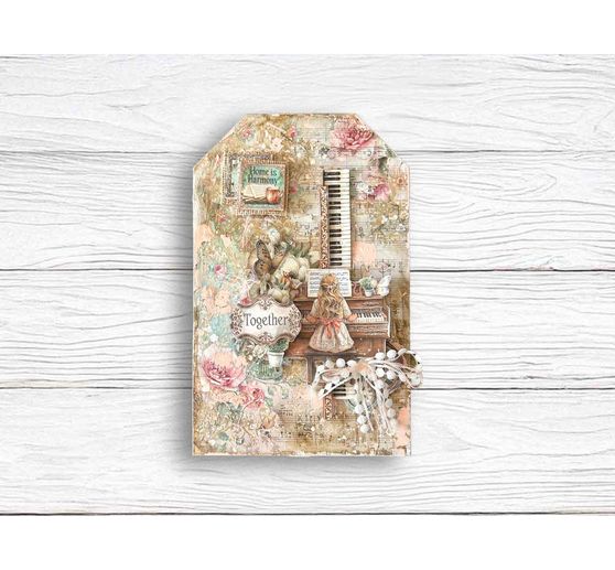 Blok do scrapbooking Stamperia "Symphony"