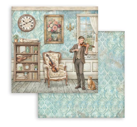 Blok do scrapbooking Stamperia "Symphony"