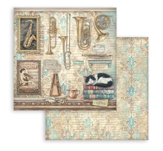 Blok do scrapbooking Stamperia "Symphony"