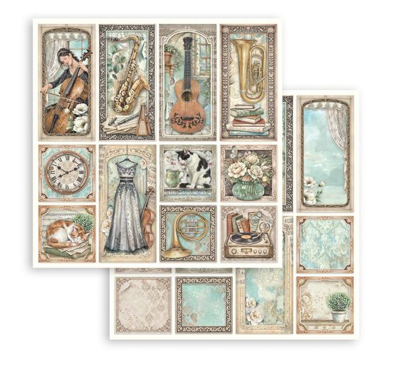 Blok do scrapbooking Stamperia "Symphony"