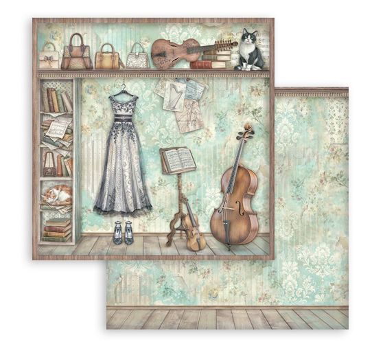 Blok do scrapbooking Stamperia "Symphony"