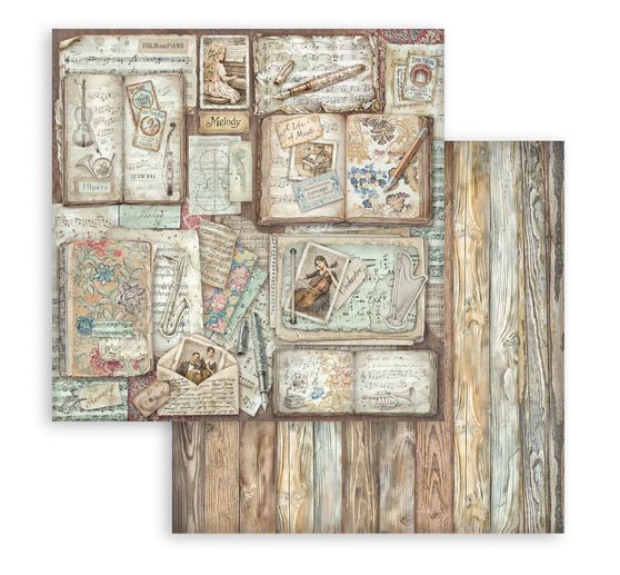 Blok do scrapbooking Stamperia "Symphony"